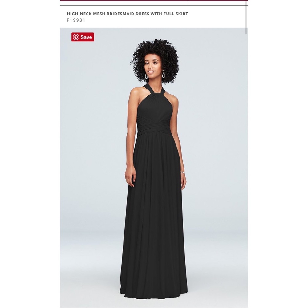 Black Bridesmaid Dress